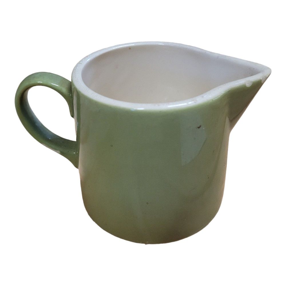 Vintage Royal Cavalier Green Creamer